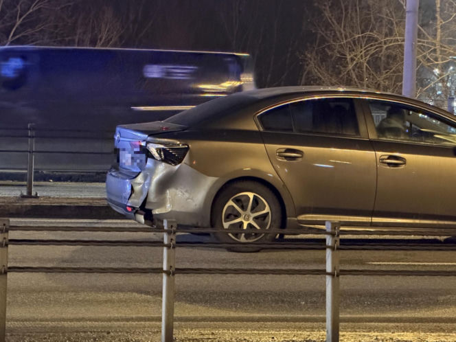 Karambol na moście Grota-Roweckiego