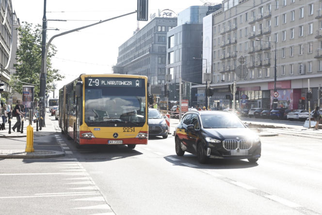 Remont torów na Jerozolimskich
