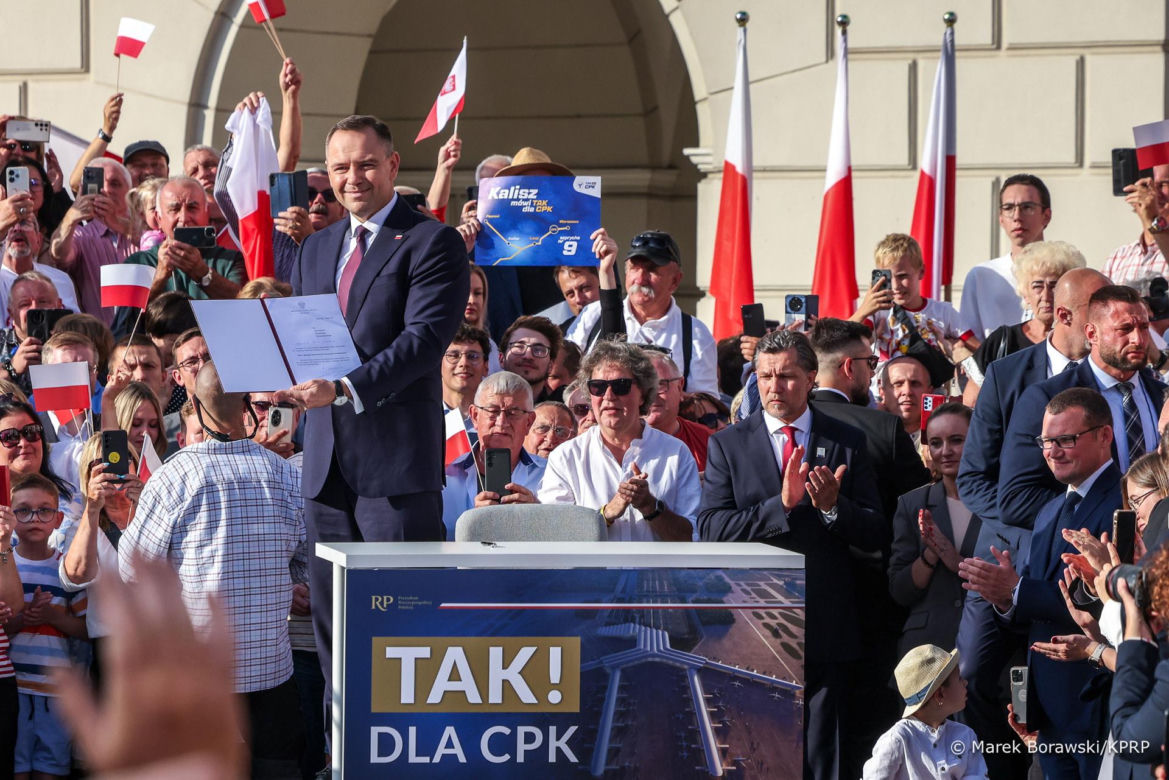 Karol Nawrocki w Kaliszu