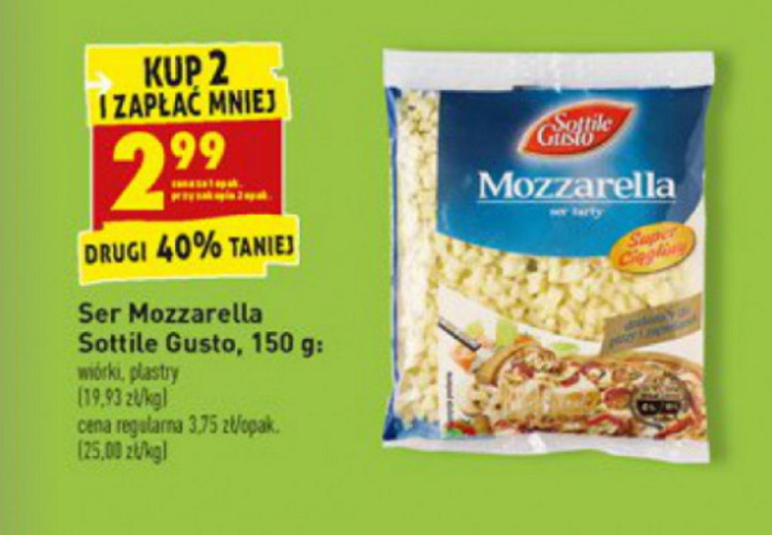 ser Mozzarella 2,99 zł