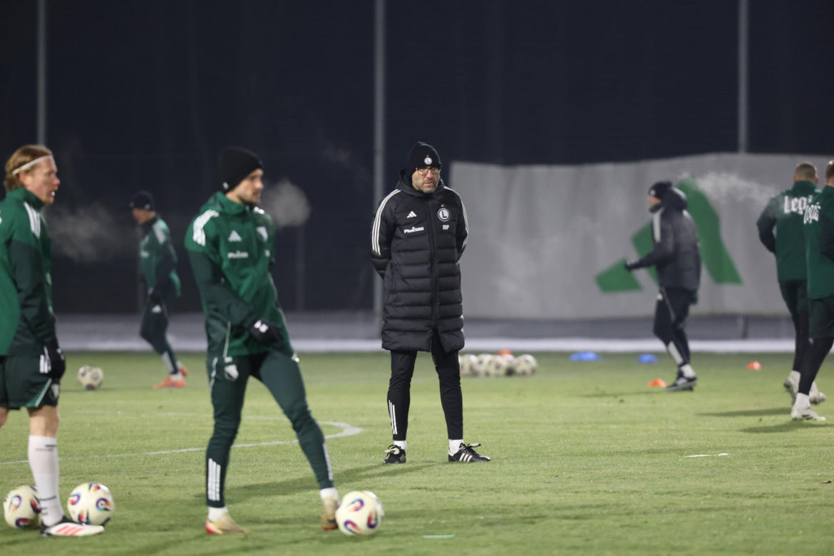 pierwszy trening Marka Papszuna w Legii
