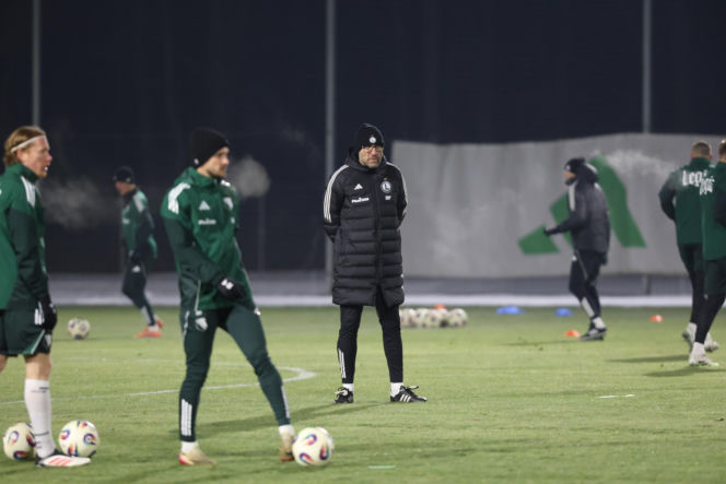 pierwszy trening Marka Papszuna w Legii