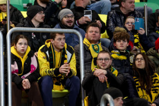 GKS Katowice - Górnik Zabrze: Zdjęcia kibiców z Derbów Śląska w ramach 23. kolejki PKO BP Ekstraklasy