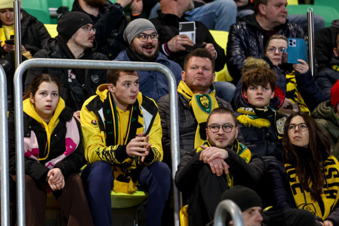 GKS Katowice - Górnik Zabrze: Zdjęcia kibiców z Derbów Śląska w ramach 23. kolejki PKO BP Ekstraklasy