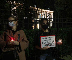 Gigantyczny protest przed Trybunałem Konstytucyjnym
