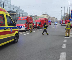 Zderzenie tramwajów i autobusu w Warszawie 18.11.2025