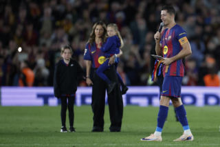 Pożegnanie Lewandowskiego na Camp Nou