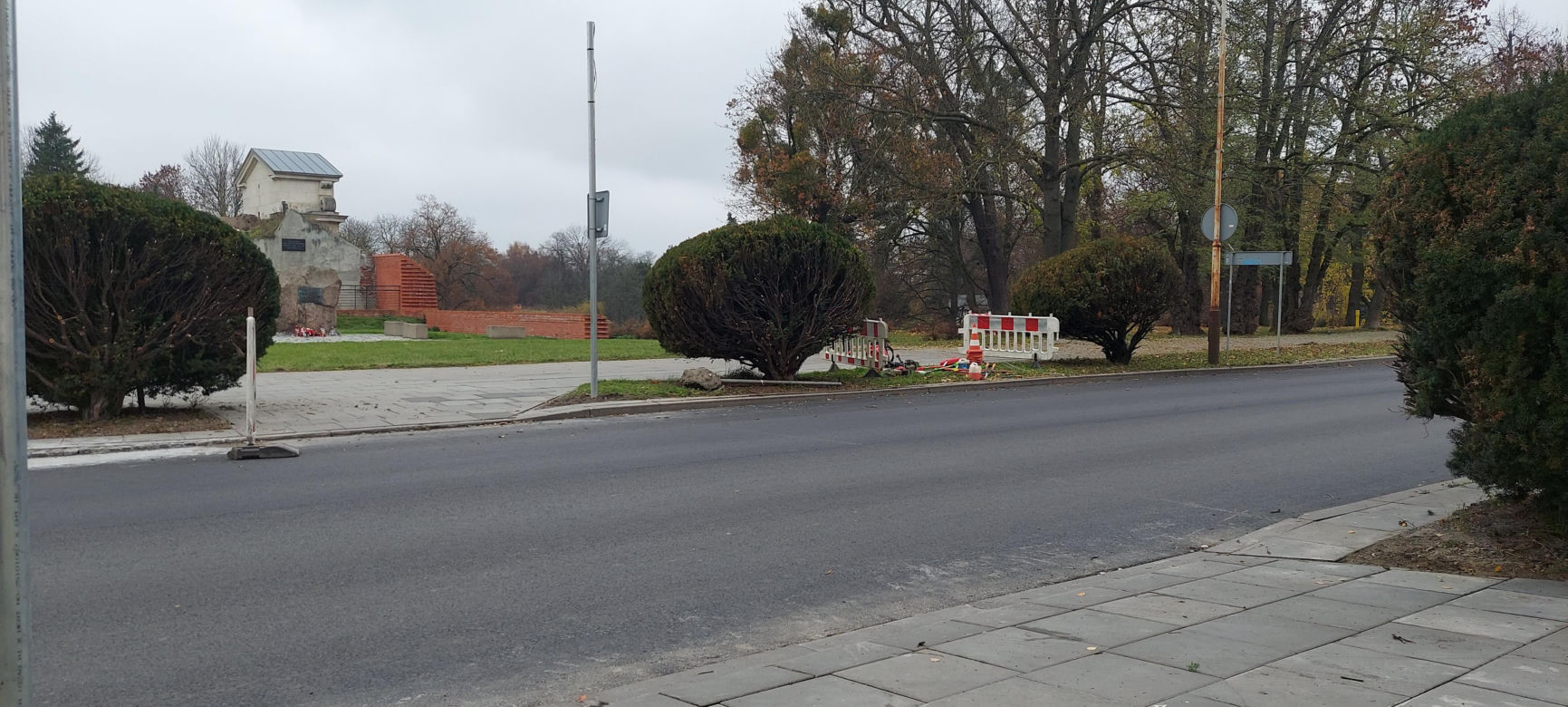 ulica Akademicka w remoncie