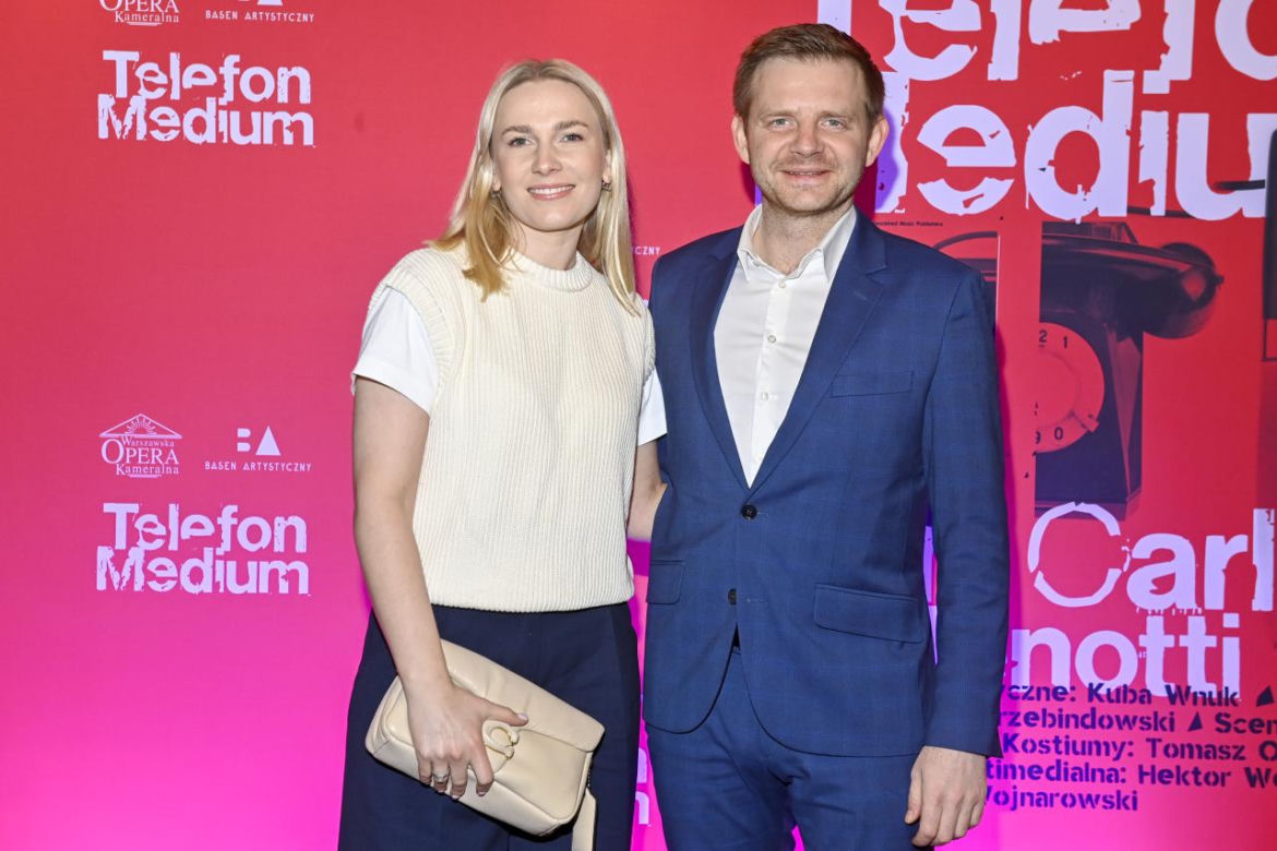 Rafał Zawierucha z żoną Beatą