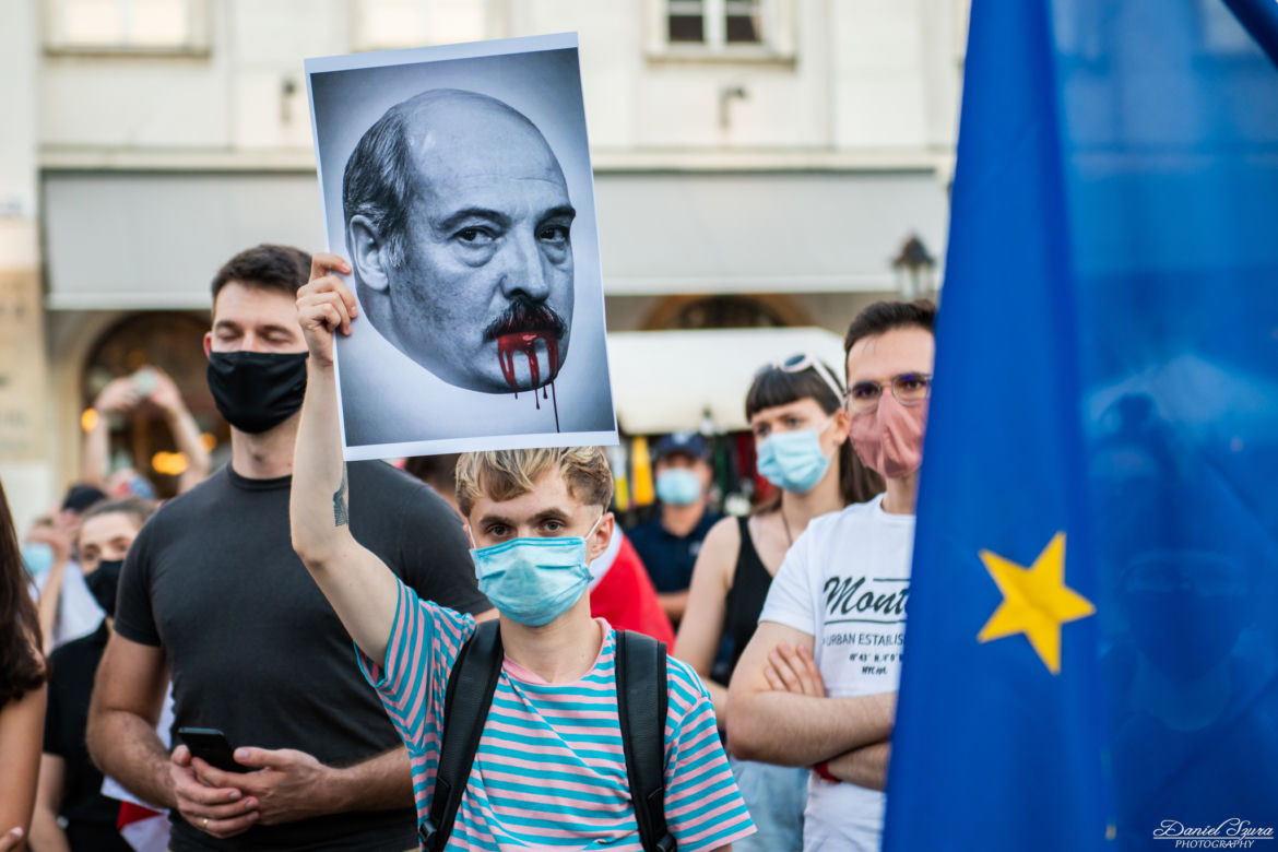 Kraków solidarny z Białorusią
