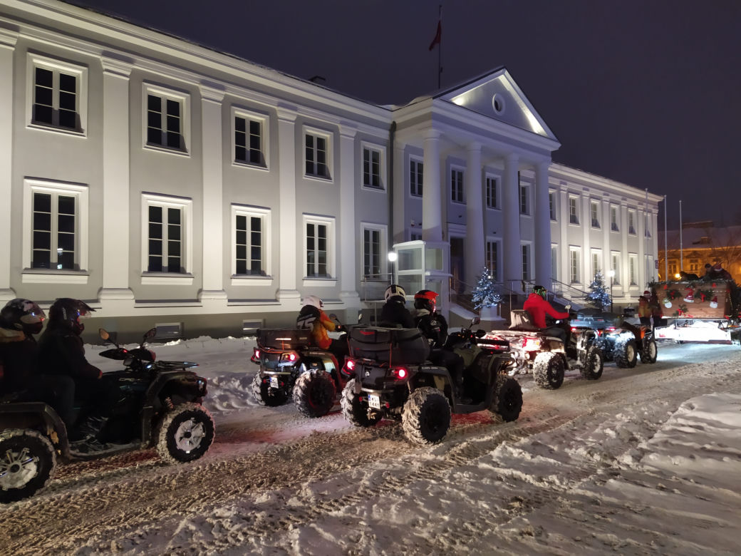 Siedlecka MotoWigilia 2022 przy placu gen. Sikorskiego w Siedlcach