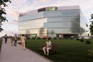 Wielkopolskie Centrum Onkologii otrzyma parking. Powstanie w miejscu dawnego centrum biznesowego.