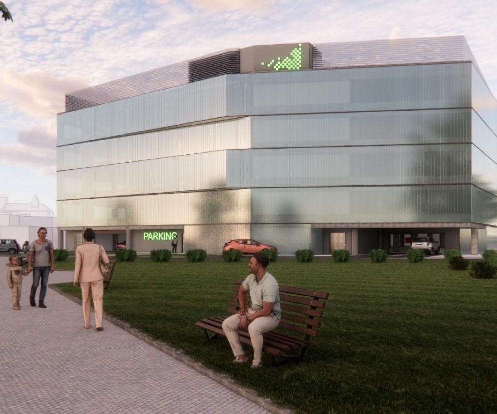 Wielkopolskie Centrum Onkologii otrzyma parking. Powstanie w miejscu dawnego centrum biznesowego.