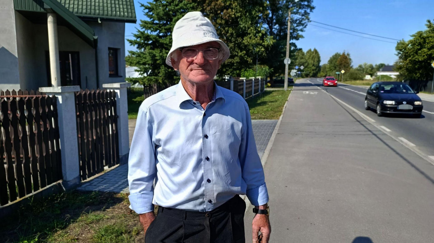 Panika w Czosnówce po upadku drona.