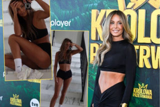 Rozgogolona Gosia Rozenek chwali się formą życia! Kusi fanów fotkami w bieliźnie