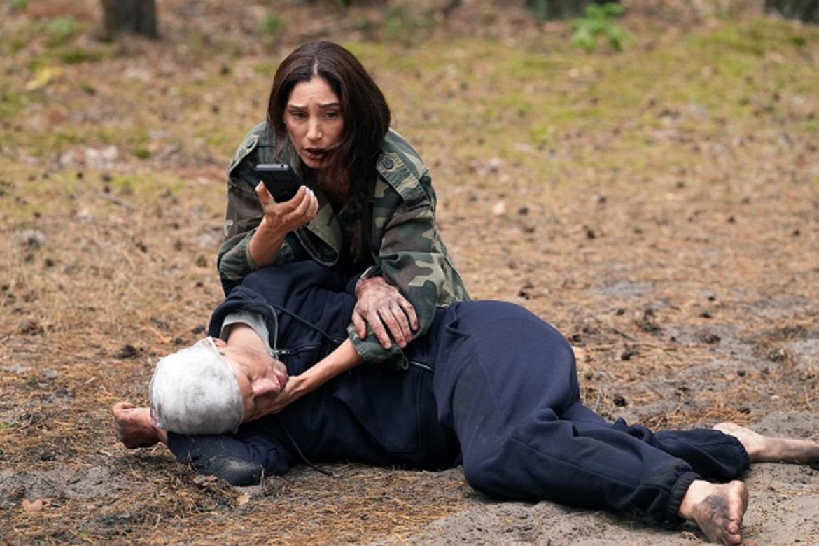 Barwy szczęścia, odcinek 3315. Łukasz (Michał Rolnicki), Celina (Orina Krajewska)