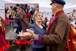 Marta Nawrocka nagle została porwana do tańca. Ależ wywijała! Wideo hitem sieci