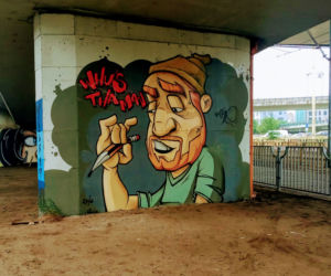 Murale na filarach Trasy Zamkowej