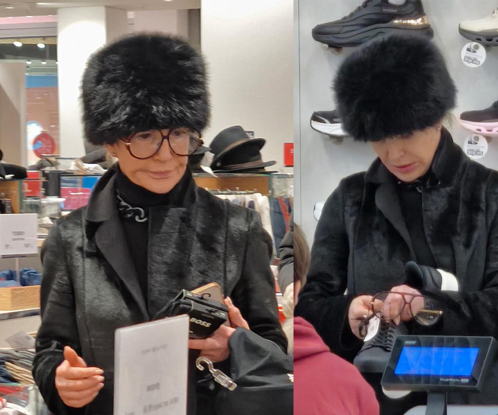 Joanna Racewicz na zakupach