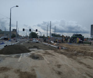 Remont torowiska na ul. Wyszyńskiego - październik 2020