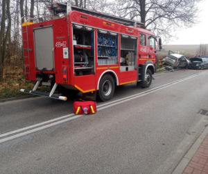 Wypadek pod Starachowicami! Matka z 1,5 rocznym dzieckiem w szpitalu! 