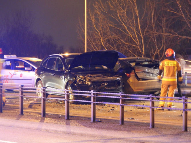 Karambol na moście Grota-Roweckiego