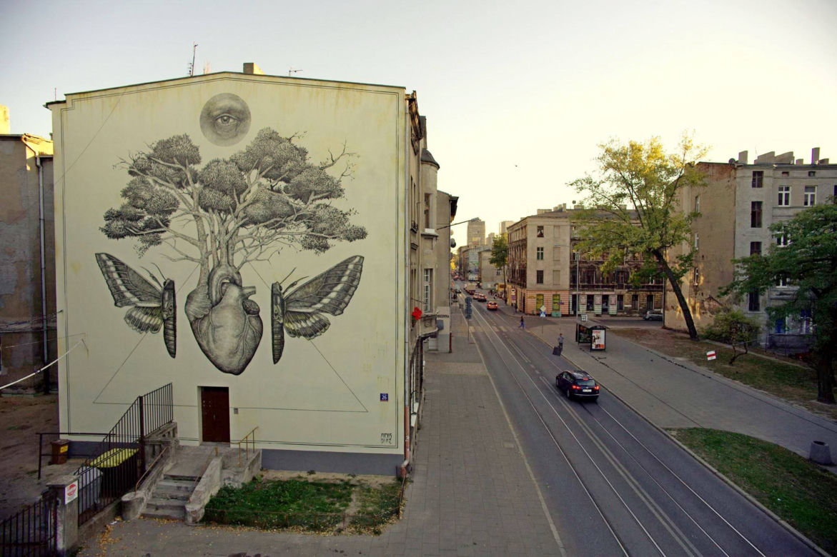 Mural przy ul. Kilińskiego 26