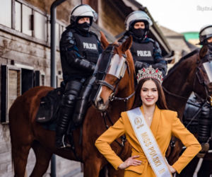 Miss Polski z Katowic wstąpiła na jeden dzień do policji. Anna Maria-Jaromin wzięła udział w teście sprawnościowym
