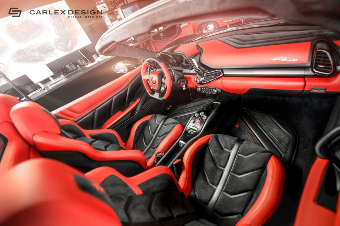Ferrari 458 Spider tuning Carlex Design