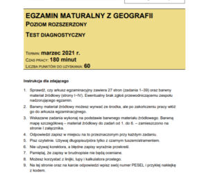 Matura próbna 2021: Geografia poziom rozszerzony. Zobacz arkusze CKE i odpowiedzi