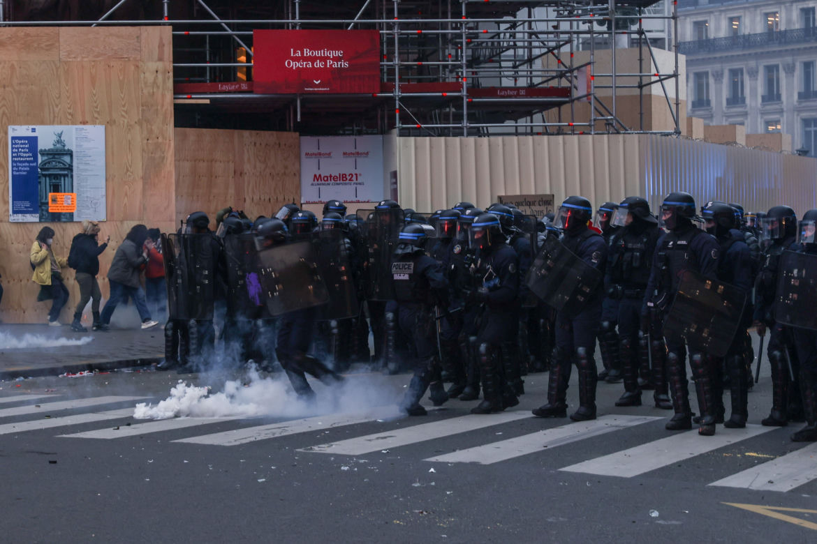 Protest we Francji