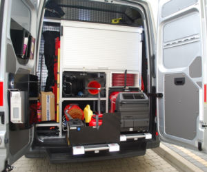 Volkswagen Crafter - policyjny Ambulans Pogotowia Ruchu Drogowego