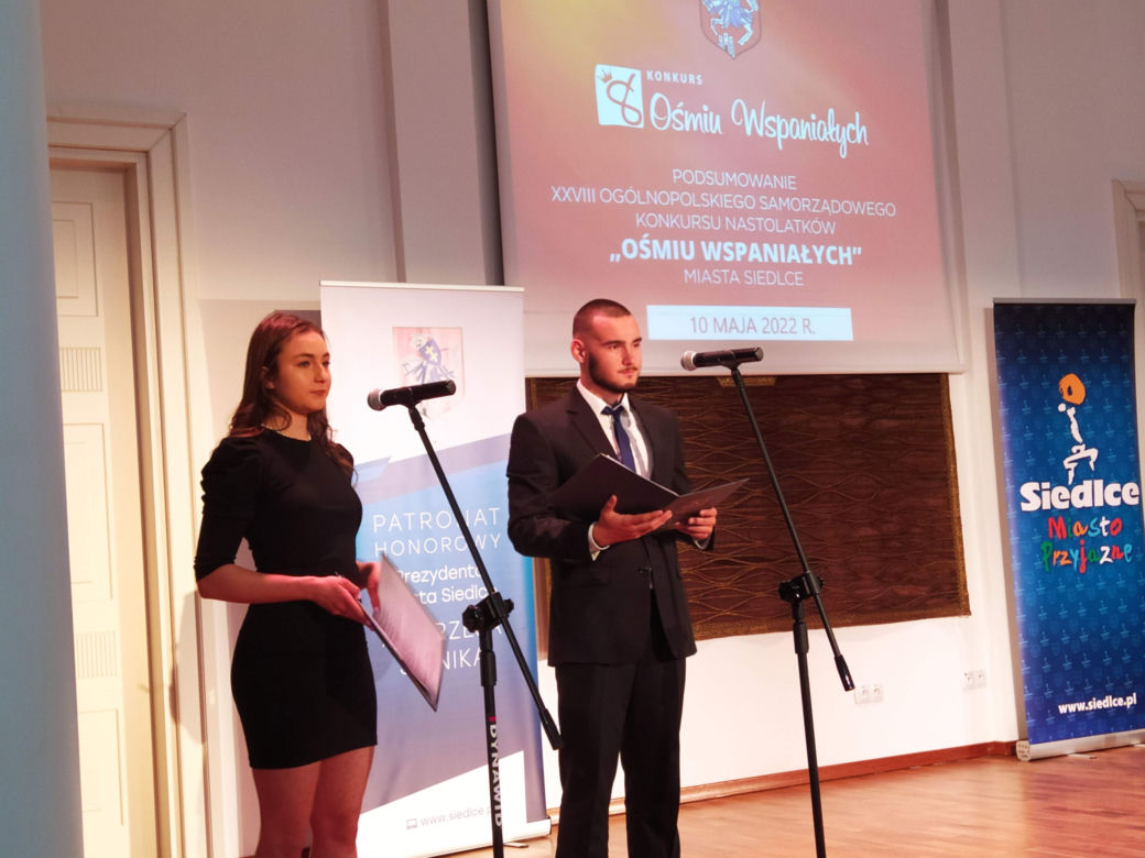 Laureaci i wyróżnieni w konkursie "Ośmiu Wspaniałych" w Siedlcach w 2022 roku - fotorelacja
