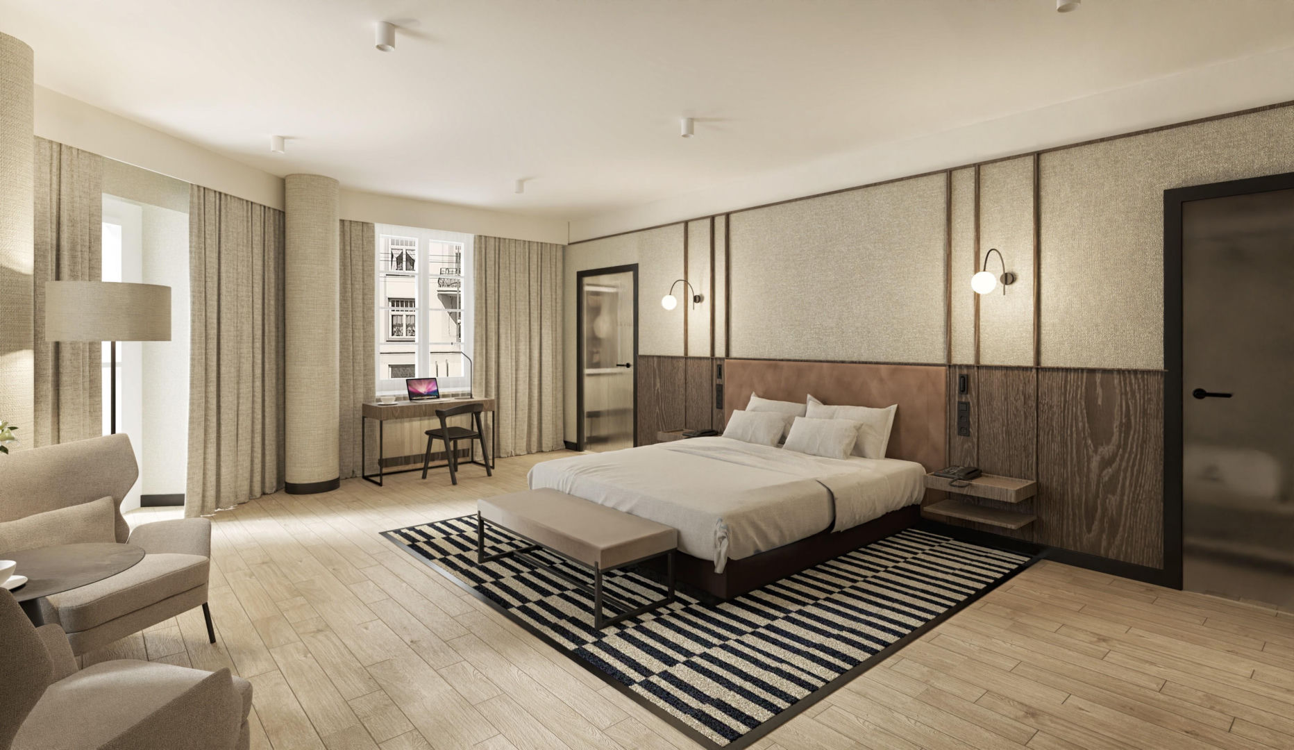 Wnętrza hotelu AC Hotel Warsaw Port Praski