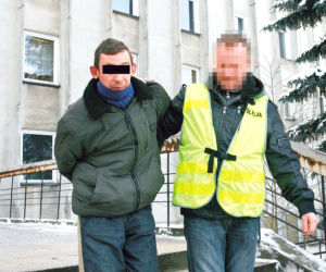 Pogoniłam nożownika