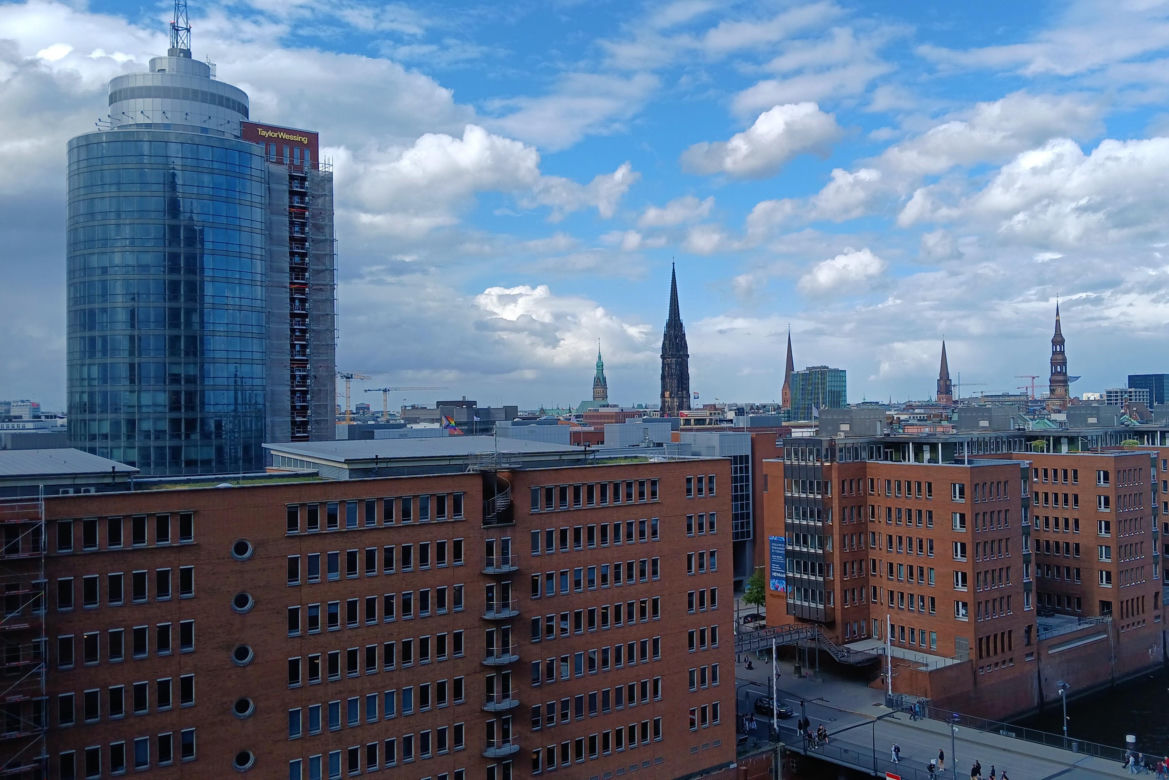 HafenCity i Speicherstadt w Hamburgu