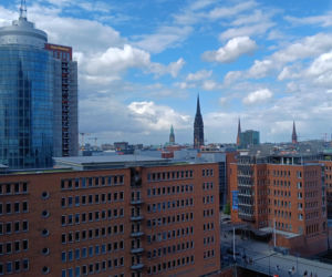 HafenCity i Speicherstadt w Hamburgu