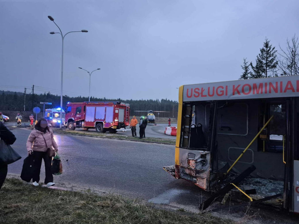 Kielce. Groźny wypadek autobusu miejskiego - 30.03.2025