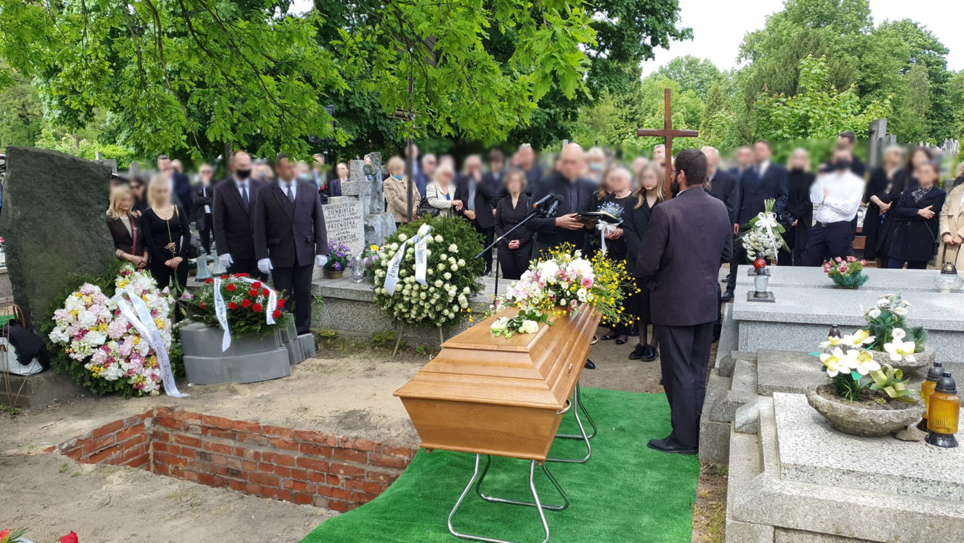 Pogrzeb dziennikarza Rafała Poniatowskiego