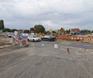 Budowa węzła Granitowa - październik 2020