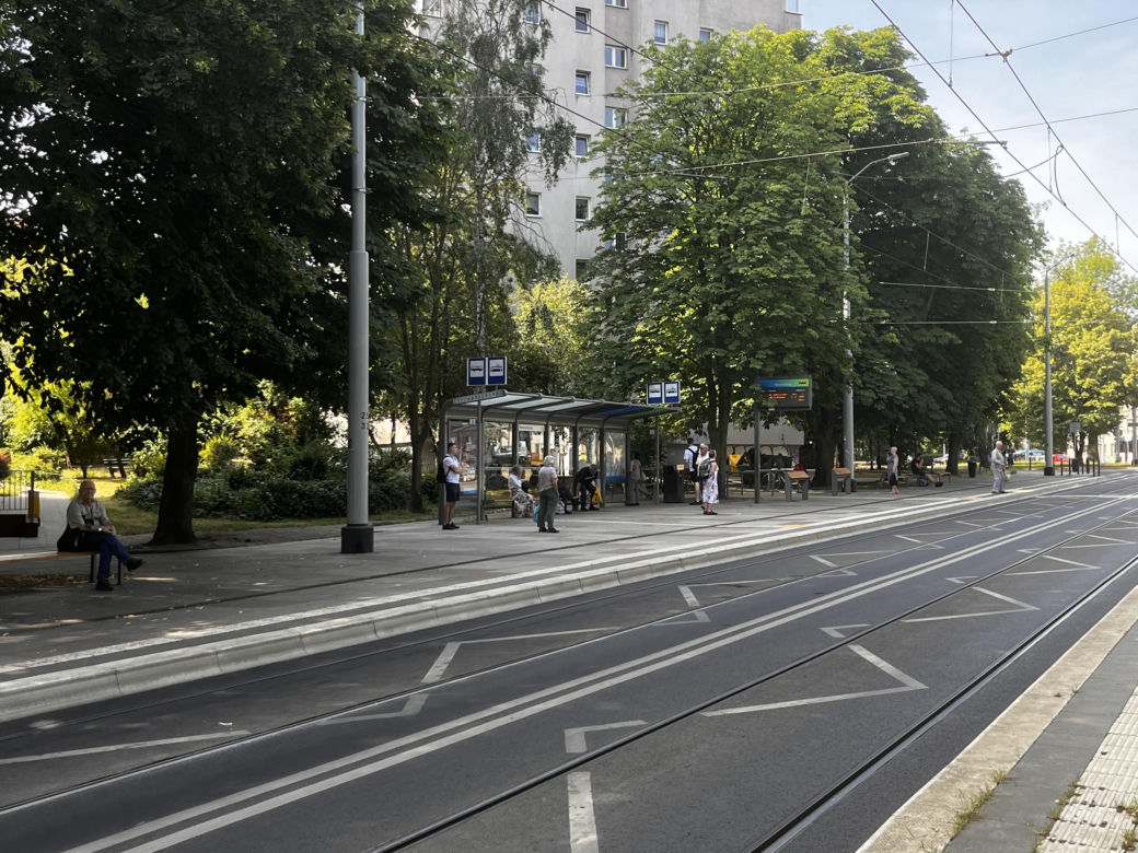 Przystanek w Szczecinie 