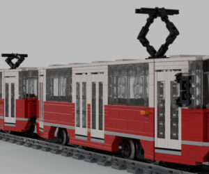 Makieta tramwaju Konstal 105Na+105NaD