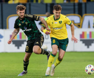 GKS Katowice - Lechia Gdańsk: Zdjęcia kibiców i zawodników z meczu 25. kolejki PKO BP Ekstraklasy