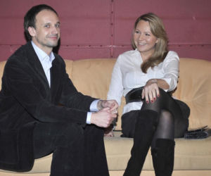 Anna Guzik z chłopakiem