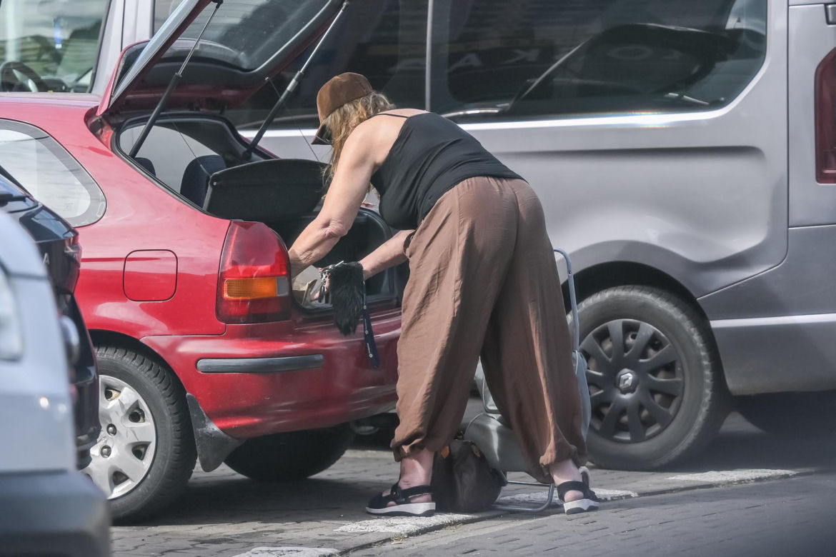 Agnieszka Perepeczko wystroiła się na bazar