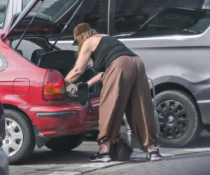 Agnieszka Perepeczko wystroiła się na bazar