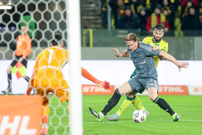 GKS Katowice - Legia Warszawa: Zdjęcia kibiców z meczu 21. kolejki PKO BP Ekstraklasy