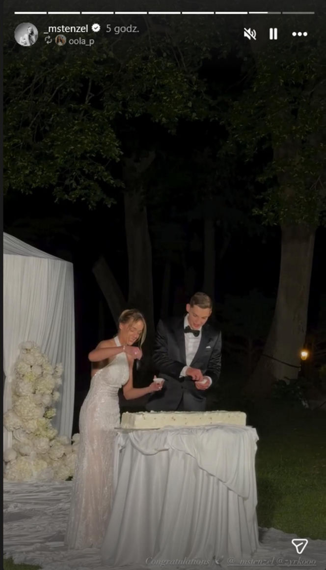 Maria Stenzel wzięła ślub z Mateuszem Żyro