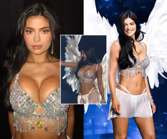 Kylie Jenner na pokazie Victoria's Secret w staniku za 50 mln dolarów!