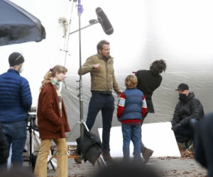 Ryan Reynolds na planie filmu The Adam Project